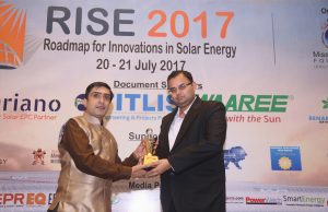 Ecoppia is the RISE 2017 winner for Technology Excellence in solar industry