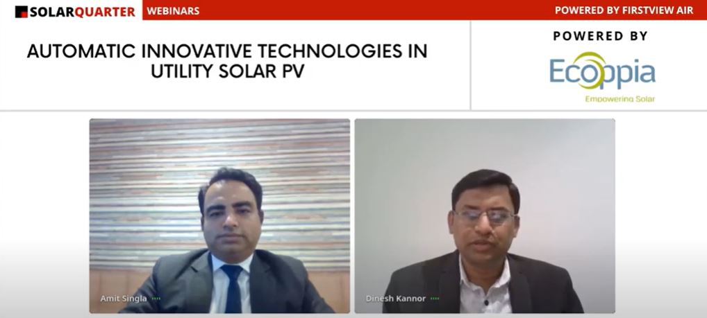 Webinar: Automatic Innovative Technologies in Utility Solar PV